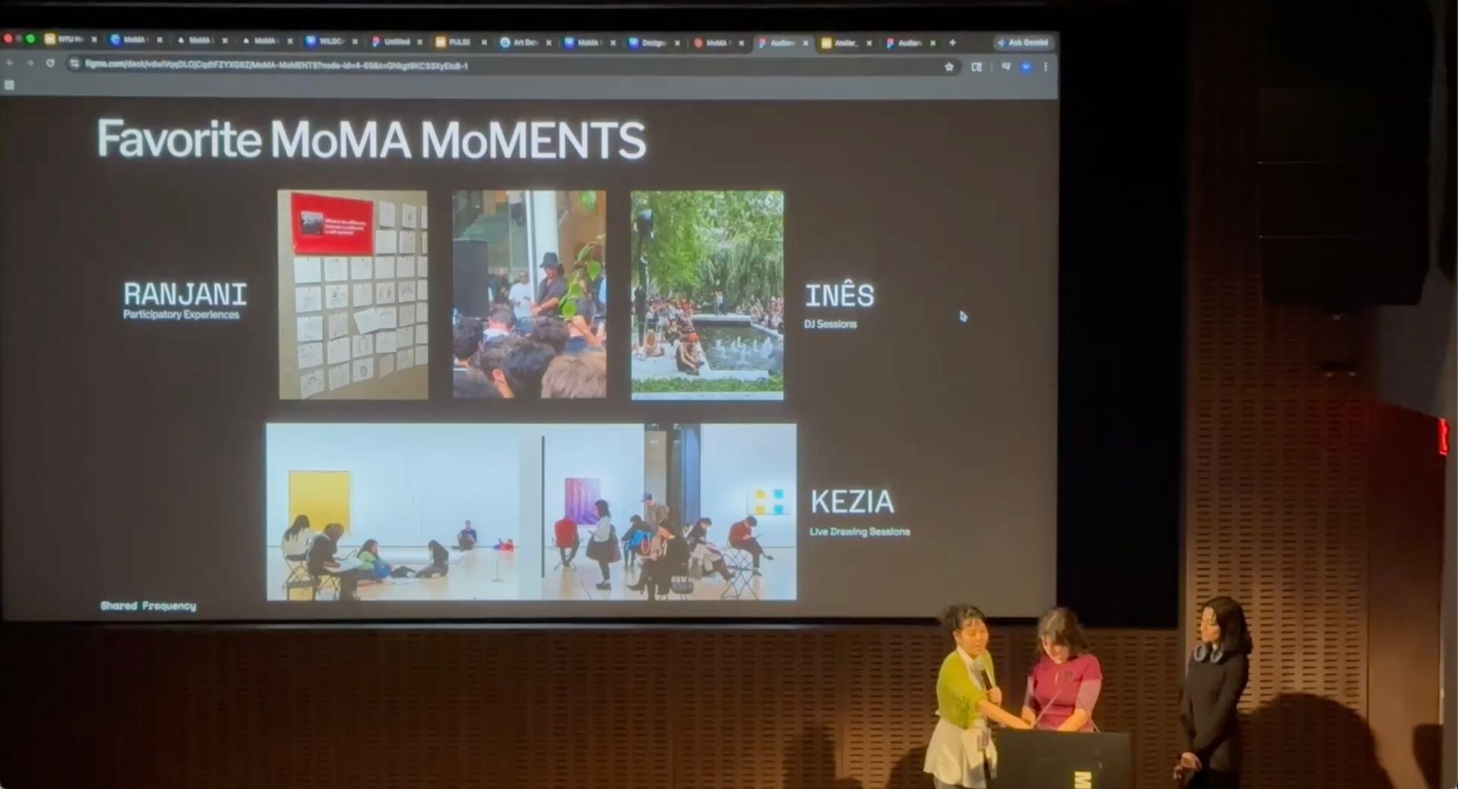 MoMA MoMENT — collective canvas installation concept